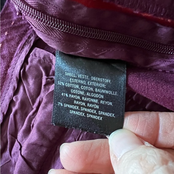 Anthropologie The Essential Slim Trousers Red Stripe • 0 - Picture 6 of 8